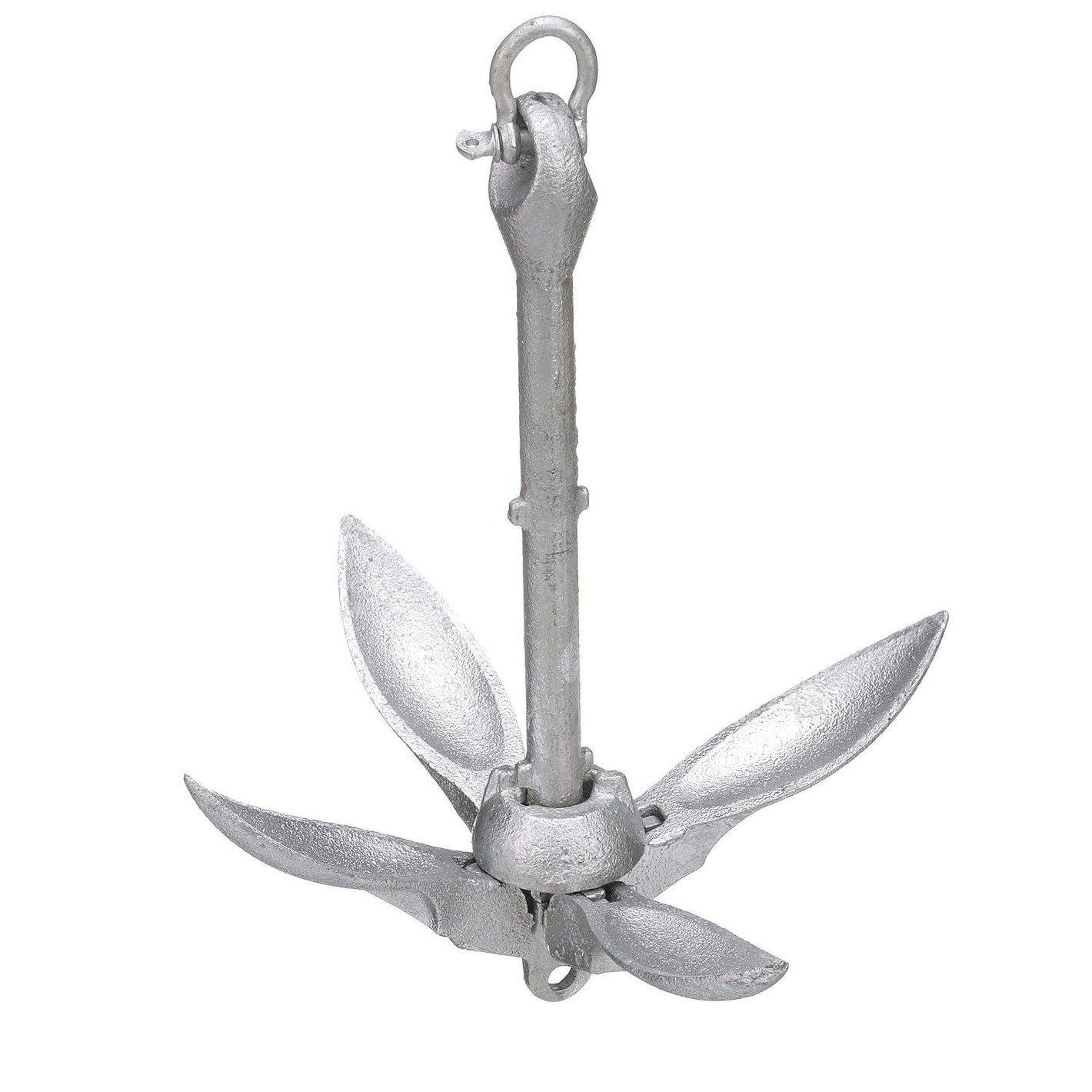 Folding Grapnel Anchor, Galvanized, 1-1/2 lb