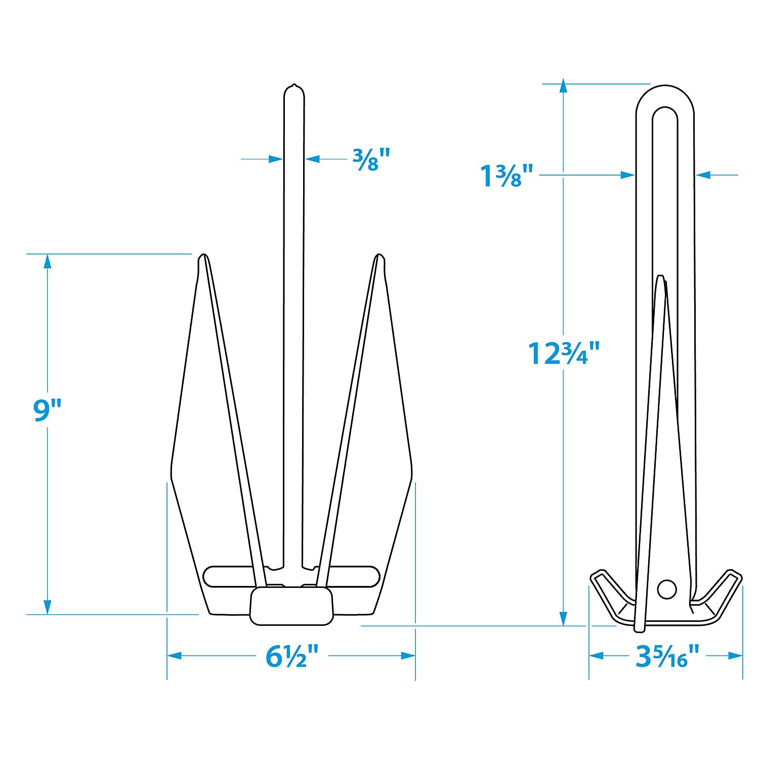 Seachoice PWC Fluke Anchor Kit