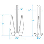 Seachoice PWC Fluke Anchor Kit