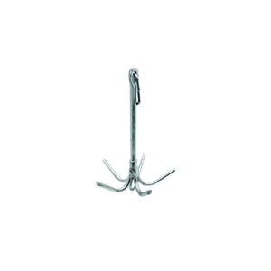 Fixed Grapnel Anchor, Galvanized, 8 lbs