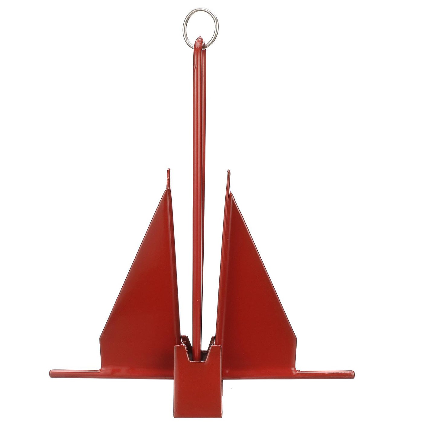 PVC Coated Utility Anchor, 8lbs, Red