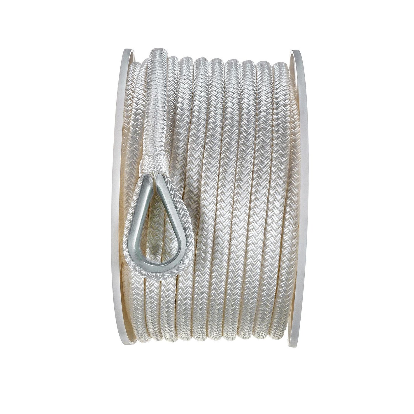 Seachoice Double Braid Nylon Anchor Line, White