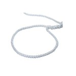 3-Strand Twisted Nylon Dock Line, White, 3/8in x 10ft