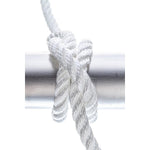 3-Strand Twisted Nylon Dock Line, 3/8in x 15ft, White