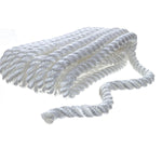 Seachoice 42561 3-Strand Twisted Nylon Dock Line, 1/2" x 20', White