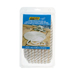Seachoice 42621 3-Strand Twisted Nylon Dock Line, 5/8" x 35', White