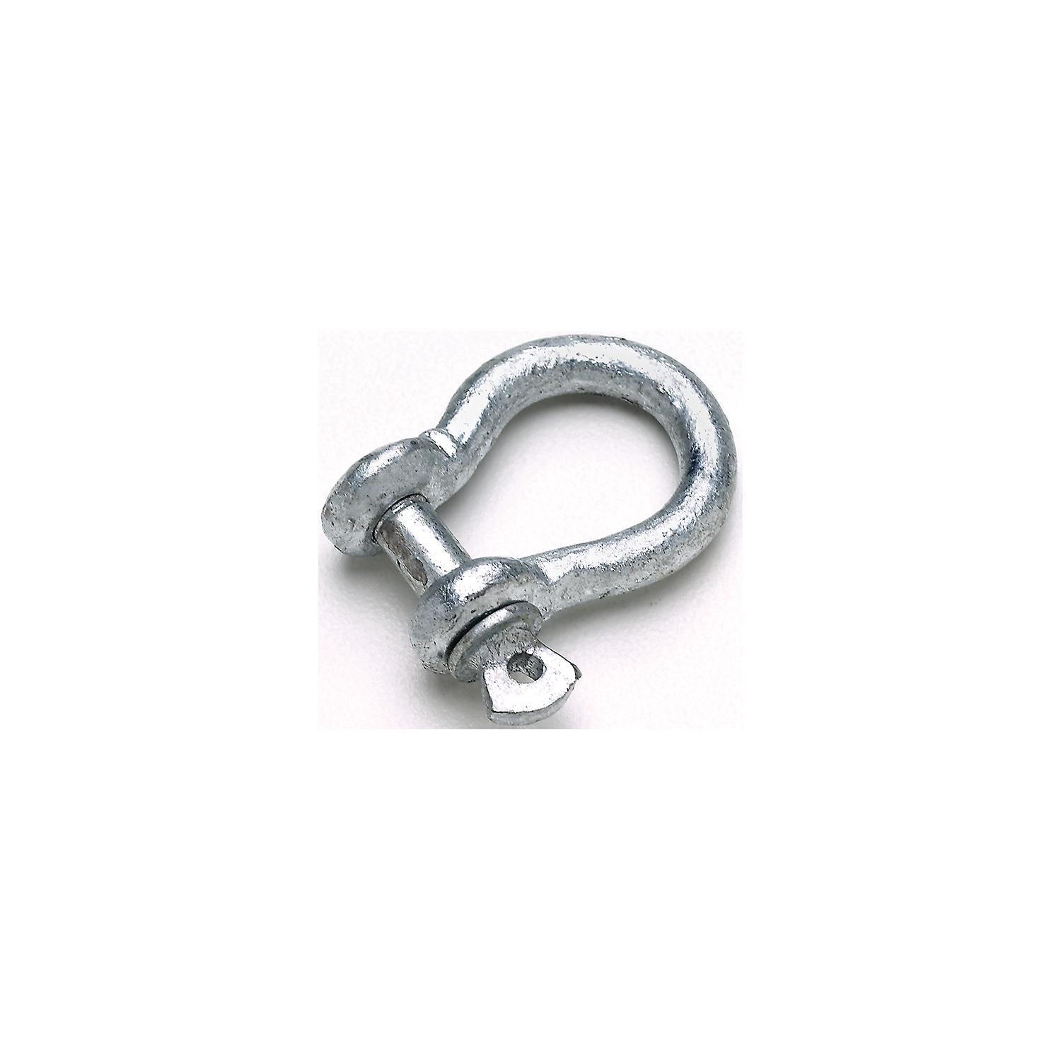 Galvanized Anchor Shackle, 1/4in, Bulk