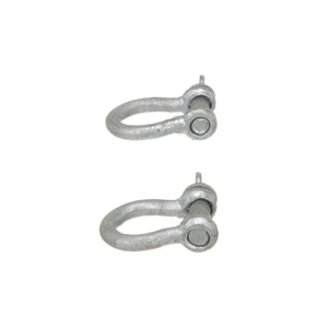 Galvanized Anchor Shackle, 5/16in, 2/PK