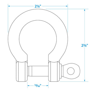 Seachoice Stainless Steel Anchor Shackle
