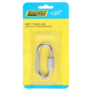 Stainless Steel Chain Link, 5/16in x 3in 