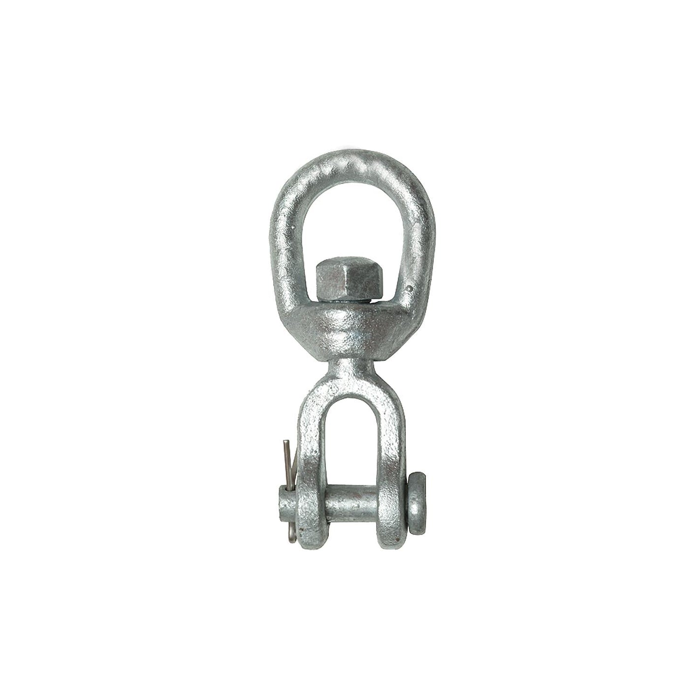 Jaw & Eye Swivel, Hot Dip Galvanized, 1/2in