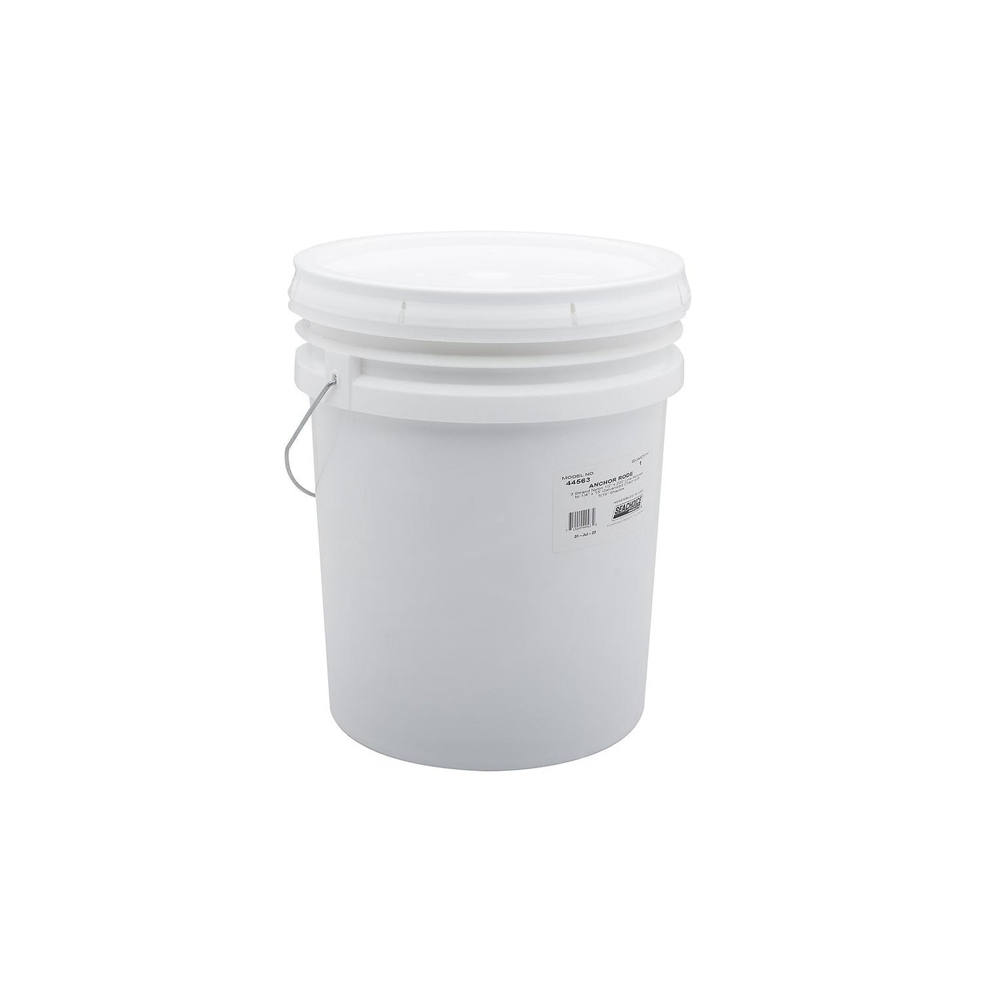 Seachoice 44563 Anchor Rode - 1/2" x 200' 3-Strand Nylon Rope and 1/4" x 15' Chain With 5/16" Shackle