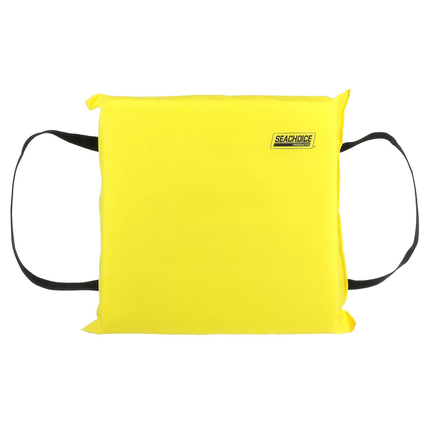 Seachoice 44900 Type IV Foam Safety Throw Cushion - Yellow