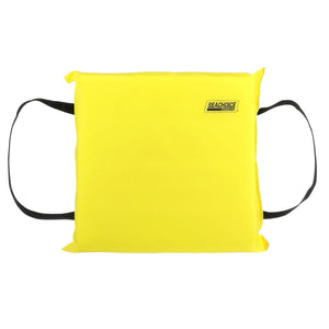 Seachoice 44900 Type IV Foam Safety Throw Cushion - Yellow