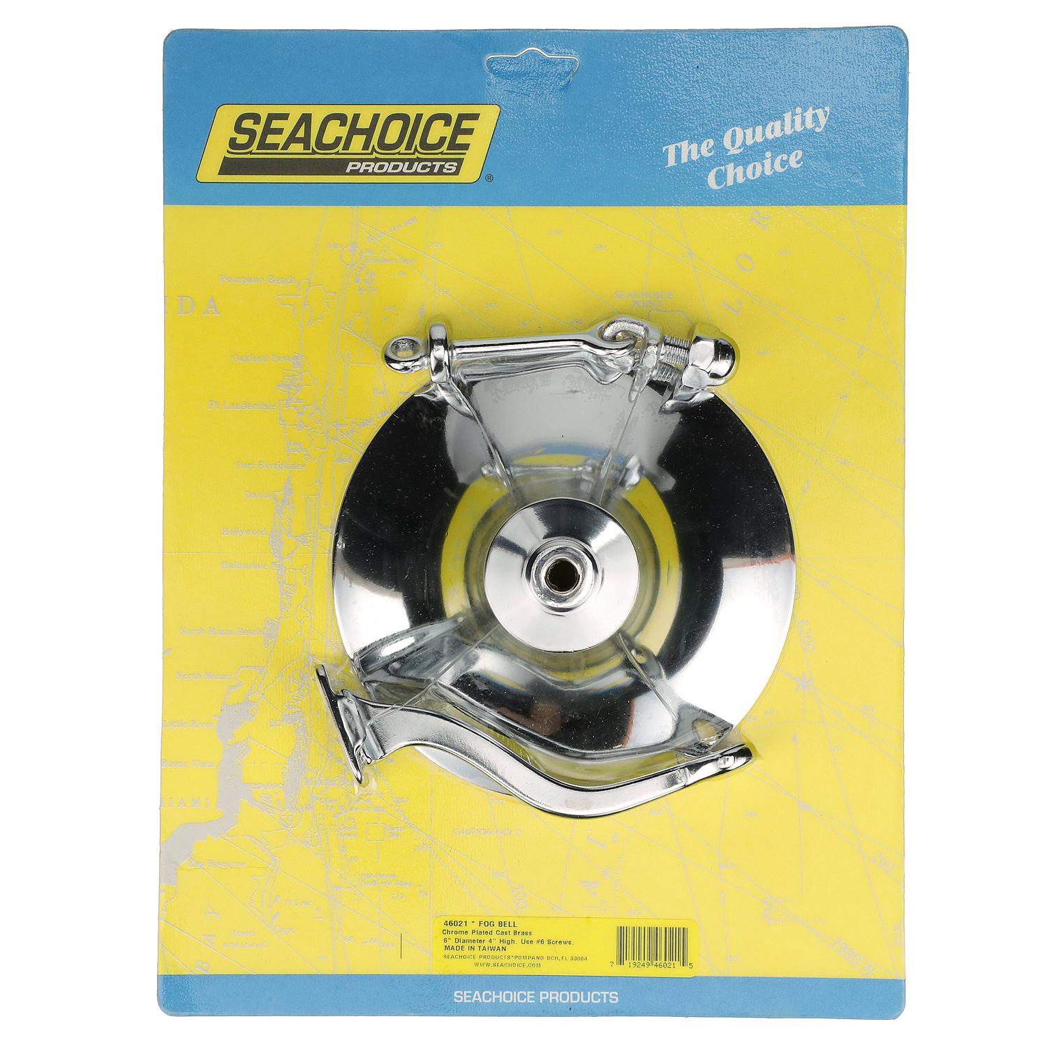 Seachoice 46021 6" Chrome Plated Brass Fog Bell
