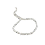 Seachoice Premium 3-Strand Twisted Nylon Dock Line, White With Blue Tracer, 1/2" x 15'