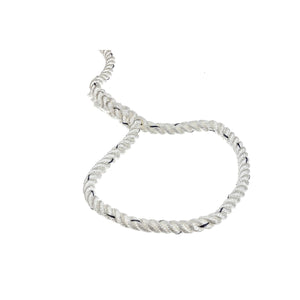 Seachoice Premium 3-Strand Twisted Nylon Dock Line, White With Blue Tracer, 1/2" x 15'