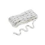 Seachoice Premium 3-Strand Twisted Nylon Dock Line, White With Blue Tracer, 1/2" x 20'
