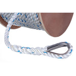 Premium 3-Strand Twisted Nylon Anchor Line
White With Blue Tracer, 5/8" x 250'