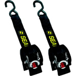 Seachoice 51110 Retractable Transom Tie-Downs, Stainless Steel