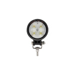 Seachoice 51601 LED Flood Beam Round Work Light, 12/24V, Black Housing, 4 LEDs