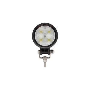 Seachoice 51601 LED Flood Beam Round Work Light, 12/24V, Black Housing, 4 LEDs