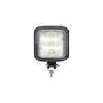 Seachoice 51661 LED Flood Beam Square/Wide Angle Work Light, 12/24V, Black Housing, 9 LEDs
