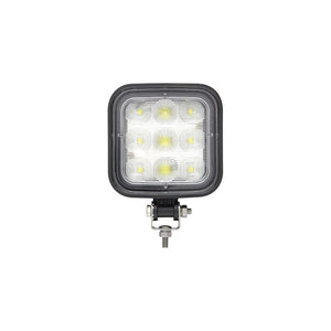 Seachoice 51661 LED Flood Beam Square/Wide Angle Work Light, 12/24V, Black Housing, 9 LEDs