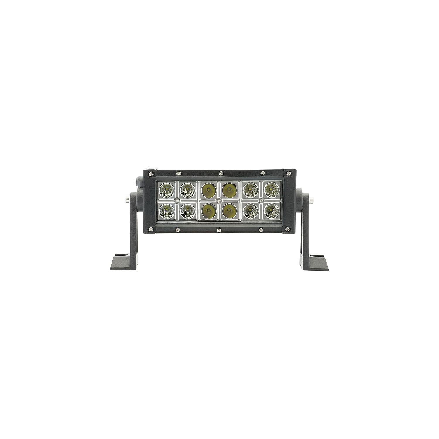 Seachoice 51701 LED Spot/Flood Light Bar, Black Housing, 12 LEDs, 7.25", 12/24V
