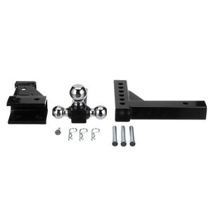 Seachoice Tri-Ball Adjustable Trailer Hitch Fits 1-7/8", 2" and 2-5/16" Balls