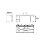 Seachoice 52711 LED Waterproof Over 80" Trailer Light Kit