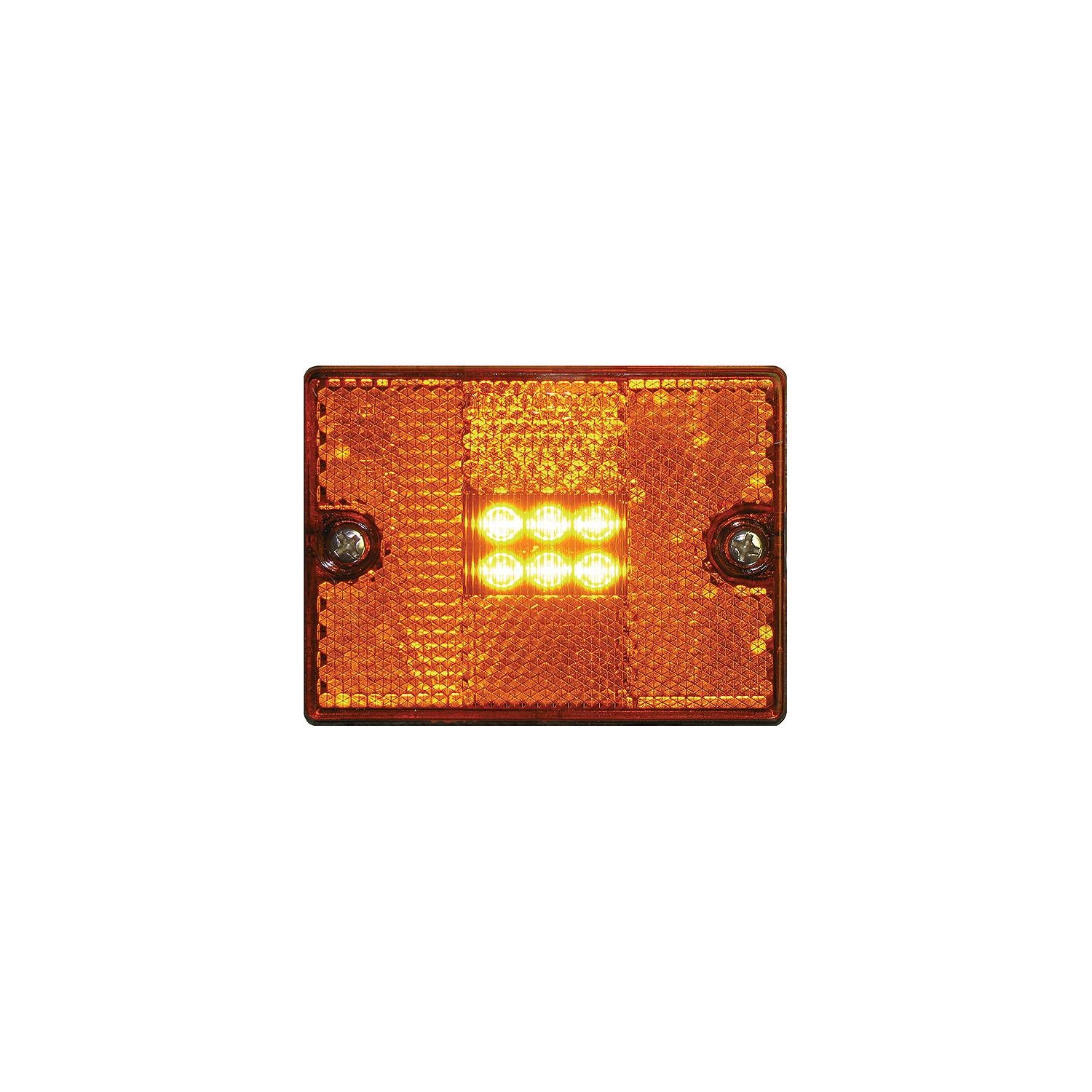 Seachoice 52891 LED Square Stud-Mount Clearance/Marker Light