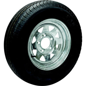 Seachoice 53401 ST175/80R13C/5H KR35 13" Galvanized Spoke, 5-Lug on 4-1/2" Radial Tire & Wheel Assembly