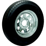 Seachoice 53414 ST205/75D14C/5H KR558 14" Galvanized Spoke, 5-Lug on 4-1/2" Bias Tire & Wheel Assembly