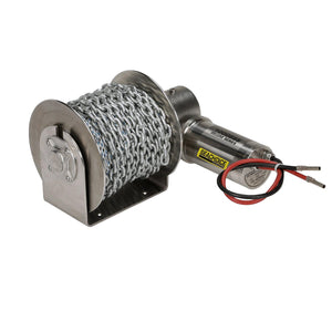 Seachoice 53721 Stainless Steel Drum Winch Kit, Deluxe Series 1000