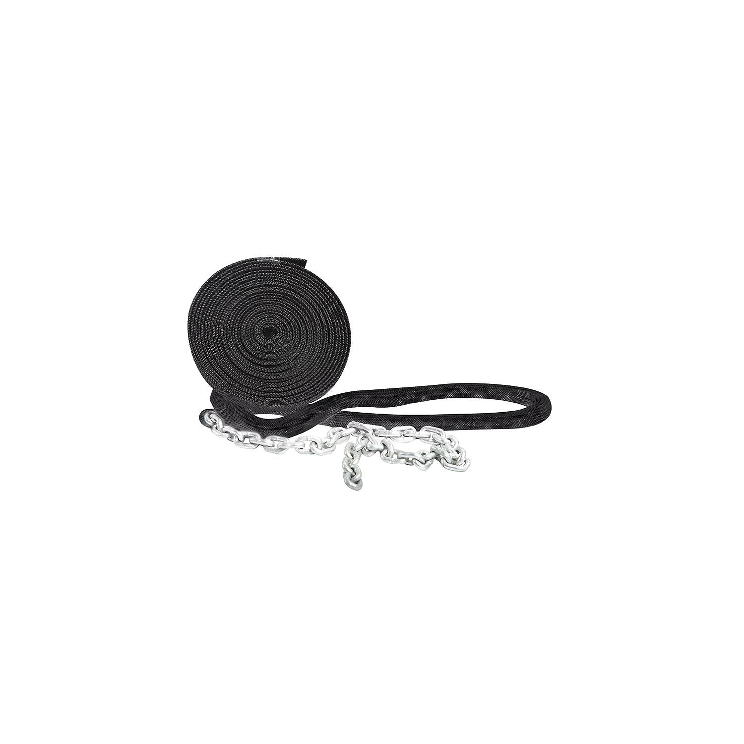Chain Protector for 5/16in & 1/4in Chain, Black, 25ft