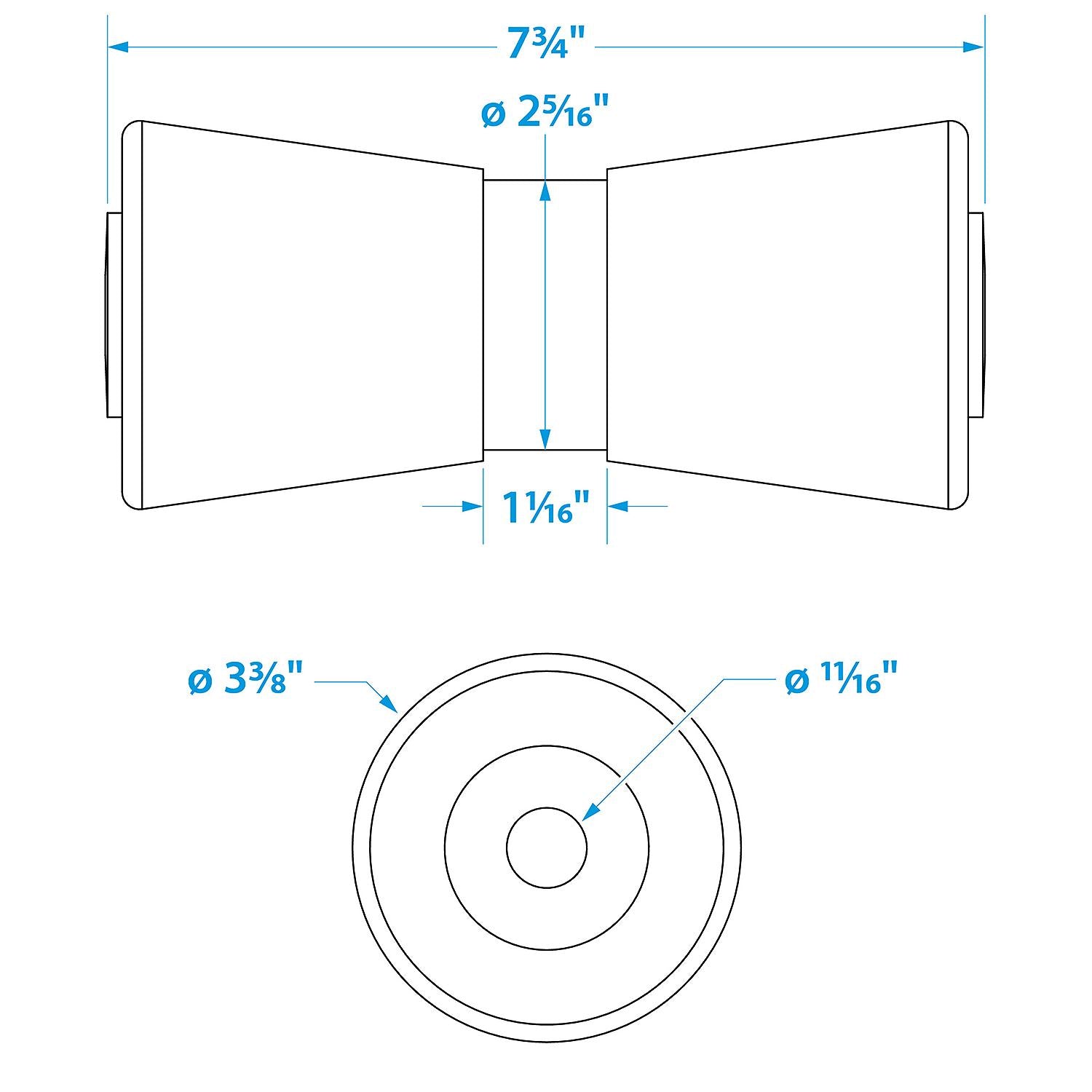 Heavy Duty Keel Roler-8 -5/8 Id(Bulk)