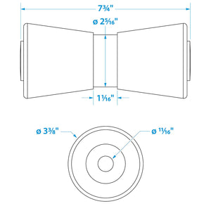 Heavy Duty Keel Roler-8 -5/8 Id(Bulk)
