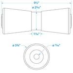 Heavy Duty Keel Roller10 -5/8 Id(Bulk