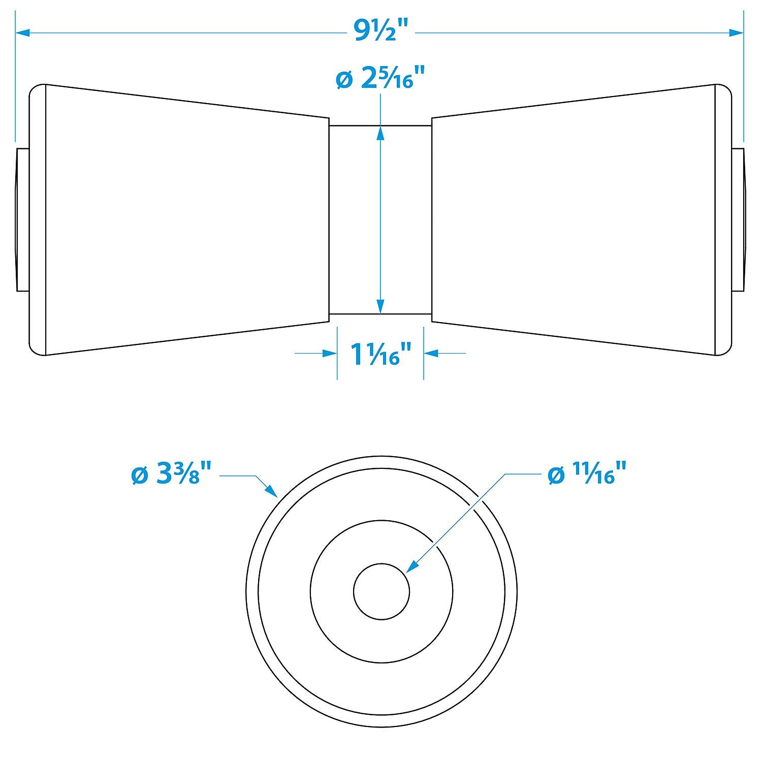Heavy Duty Keel Roller10 -5/8 Id(Bulk