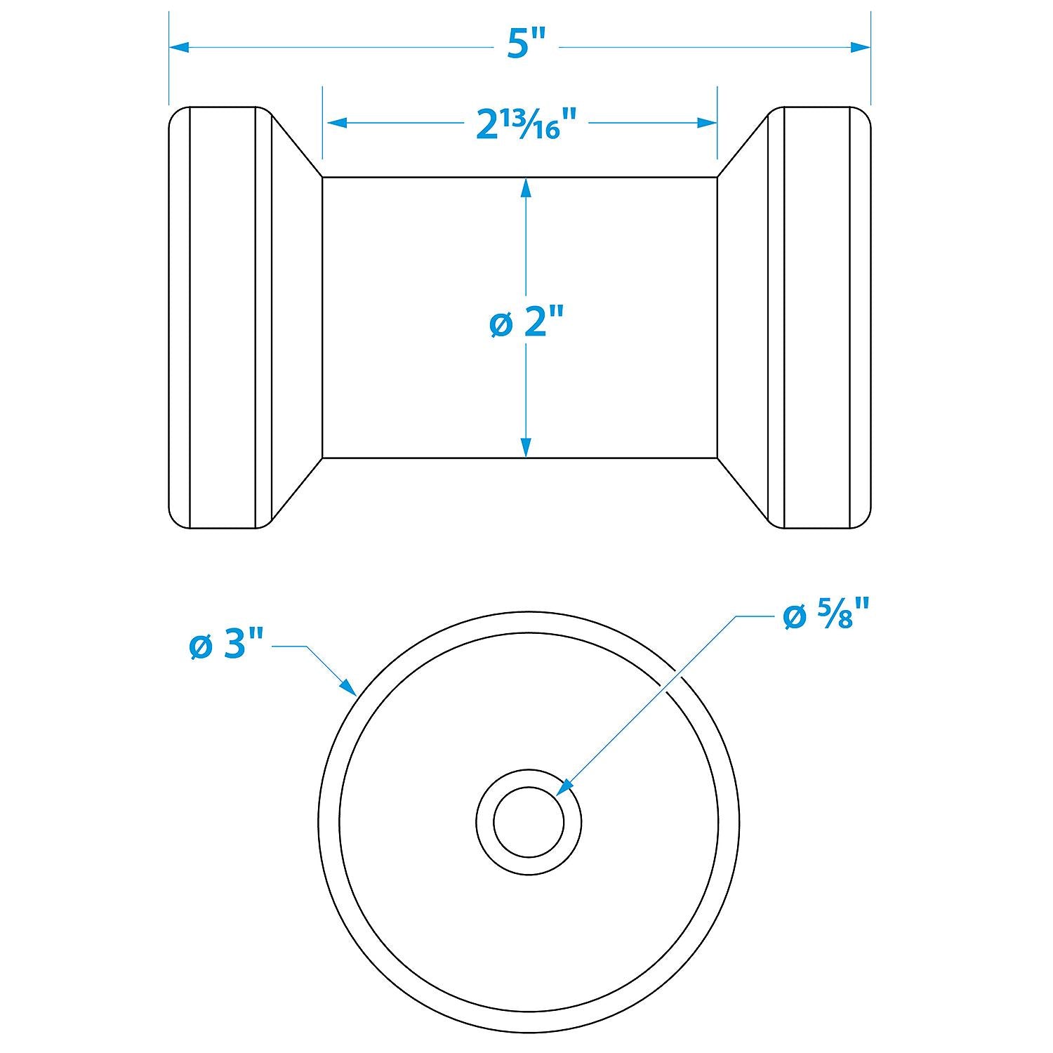 Spool Roller-5 -5/8 Id(Bulk)