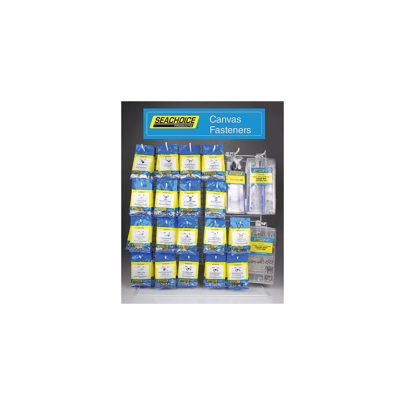Seachoice Canvas Fastener Display - 21 Piece