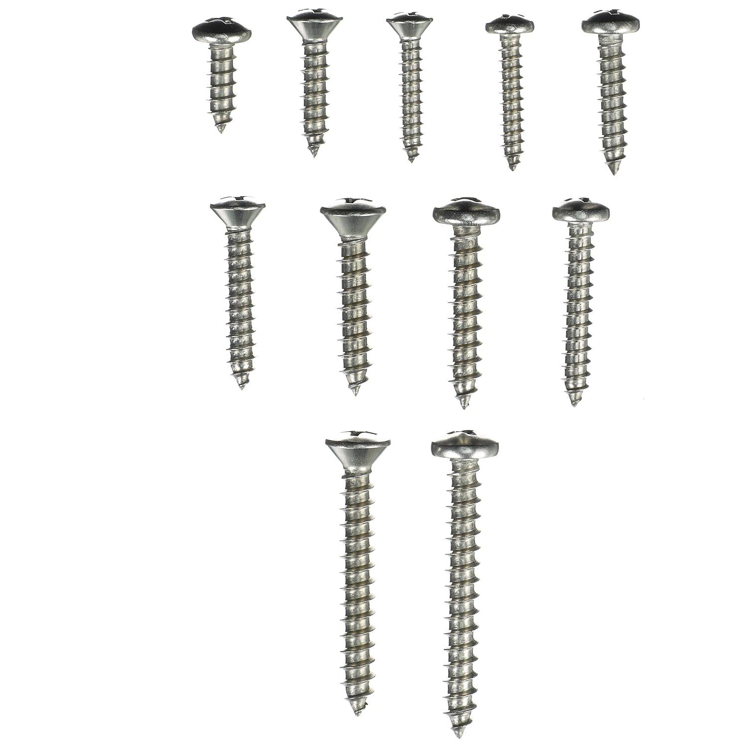 Seachoice Stainless Steel Tapping Screw Kit - 72 Piece