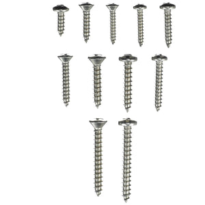 Seachoice Stainless Steel Tapping Screw Kit - 72 Piece