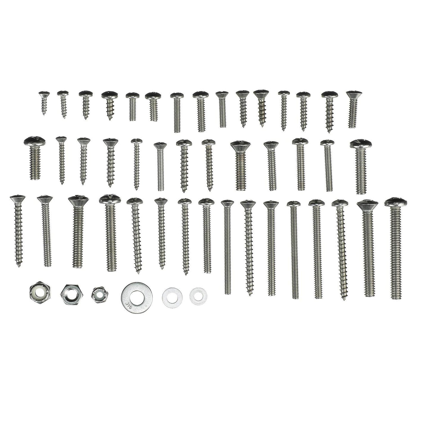 Seachoice Stainless Steel Tapping And Machine Screw Kit - 750 Piece