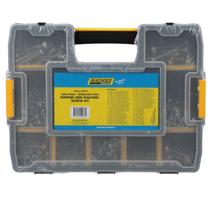 Seachoice Stainless Steel Tapping And Machine Screw Kit - 1008 Piece