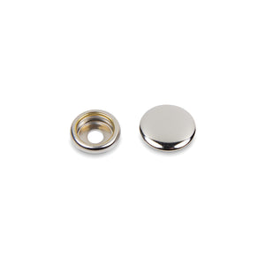 1/4in Stainless Steel Button Socket w/ Barrel, 1/PK