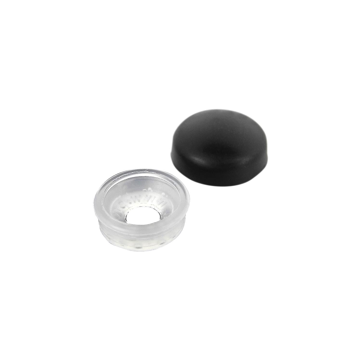 Seachoice Screw Caps, Black, Fits #10 & #12