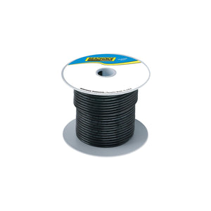Seachoice 63026 Tinned Copper Marine Wire, 4 AWG, Black, 25'