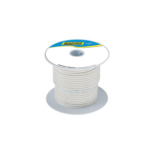Seachoice 63089 Tinned Copper Marine Wire, 12 AWG, White, 100'
